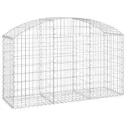 Arched Gabion Basket 150x50x80/100cm Galvanised Iron Fence Wire Wall Cage