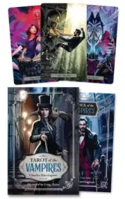 TAROT OF THE VAMPIRES KIT Boxed Fairy Deck Card & Book Set vampire oracle cards