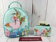 Loungefly Disney Robin Hood Saves Maid Marian Backpack & Wallet ~ NWT