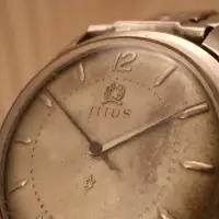 在飛比找蝦皮購物優惠-瑞士古典名錶鐵達時Titus純手上鍊機械錶