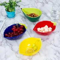 在飛比找蝦皮購物優惠-陶瓷可愛水果造型餐具套裝沙拉碗釉下彩甜品碗兒童創意餐盤水果盤