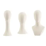 Wig Hat Caps Display Stand Professional Manikin Head for Hat Scarves Headset