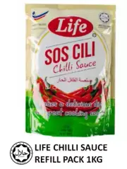 Life Sos Cili 1kg Chilli Sauce Refill Pack FREE SHIPPING