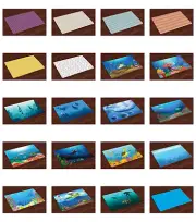 Place Mats Set of 4 No Wrinkle Placemats Dining Room Kitchen Table Ambesonne