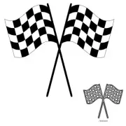 Checkered Flags Metal Cutting Dies Cut Die Decoration Scrapbook Paper Card Craft