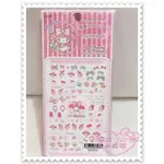 ♥小公主日本精品♥HELLO KITTY 美樂蒂指甲貼蝴蝶結緞帶小花朵小老鼠松鼠鏡子玫瑰花日本限定 53111708