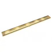 Brushed Gold Tile Insert Shower Grate DIY Waste 900x100x25mm