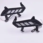 2Pcs Daytime Running Light Fog Light DRL Yellow Turn Signal Light for Chevrolet Cruze 2015