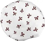 WRITWAA Waterproof Elastic Bath Cap for Women Reusable Shower Cap Stylish Spa Bonnet Elastic Band Hair for Bath Waterproof Comfortable