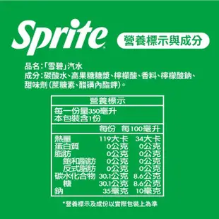 【Coca Cola 可口可樂】可樂雪碧 食尚雙享組 寶特瓶350ml x3箱(共36入)