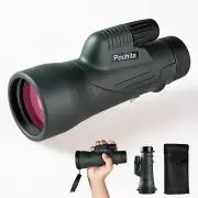 12X50 ED Monocular Telescope for Adults, High Powered Monocular with BAK4 Prism