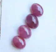 Red Ruby Natural Oval Cabochon 18.00 Ct 8.5*10.5 Mm African unheated Gemstone