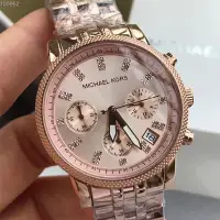 在飛比找Yahoo!奇摩拍賣優惠-【二手正品】MICHAEL KORS 女錶 MK手錶 晶燦亮