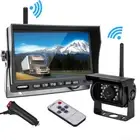 Wireless 7" Monitor IR Reversing Camera Rear View Kit For Truck Caravan 12V-24V