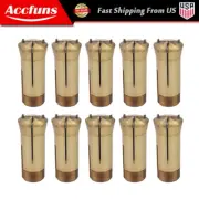 10pcs 5C Emergency Brass Collet 1/16 inch For Lathe Milling Holder