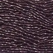 Czech Seed Beads 8/0 Silver Lined Amethyst 31394 (6 strand hank) Glass