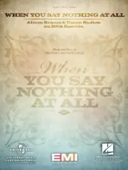 When You Say Nothing At All Song by Alison Krauss for Piano Guitar Sheet Music