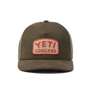 Yeti Wetlands Corduroy Snapback Cap - Brown