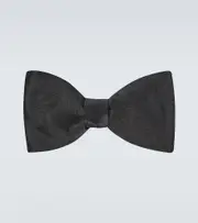 [Ralph Lauren Purple Label] Ralph Lauren Purple Label Silk satin bow tie One Size black