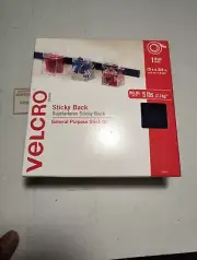 VELCRO Brand STICKY BACK Blue Fasteners Roll 3/4" x 15' Feet 90084