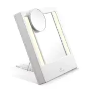 Conair Reflections LED Lighted Vanity Makeup Mirror with 5x Spot Mag *Brand New