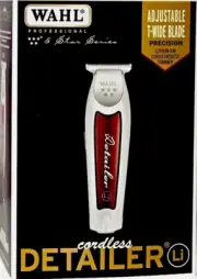 WAHL CORDLESS DETAILER LI EXTREMELY CLOSE T-WIDE BLADE 100 MIN RUN TIME #08171