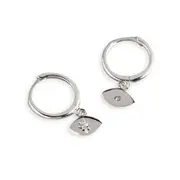 ANYCO Earrings Sterling Silver Bohemian Creative Eye Hanging Pendant For Women Teen Perfect Fashion Stylish Accessories Jewelry Gifts