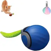 Speedy Tail 2.0, Speedy Tail 2.0 Cat Toy, Smart Cat Toy, Speedy Tail Cat Toy, Interactive Cat Ball, Moving Cat Ttoys for Indoor Cats, USB Rechargeable Cat Toys Balll, with Replacement Tail (A)