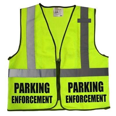 Parking Enforcement safety vest, High Visibility vest