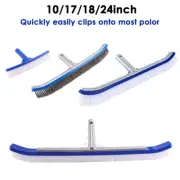17" 18" 24" Pool Brush, Aluminum Handle, for Cleaning Scrubbing Surfaces Debris