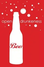 POSTER Beer open drunkeness