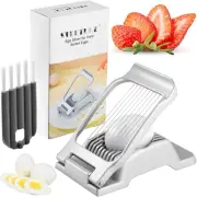 Egg Slicer for Hard Boiled Eggs Heavy Duty, Freeze Dried Stainless Steel Wire
