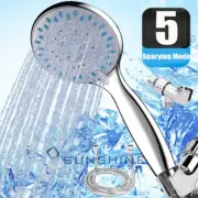 Baño De Cabezal Ducha Para Regadera Con 5FT Spray Mano Manguera Shower Moderna