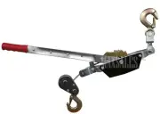 NEW 2-Hook Come A Long 4 Ton 8000 lb Winch Hoist Hand Cable Puller Durable HD
