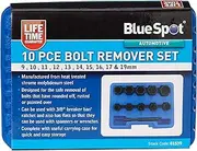 Blue Spot 01539 Bolt Remover, Set of 10 Piece