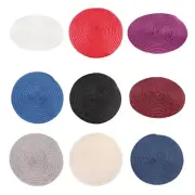 Elegant Straw Millinery Fascinators Base Hat DIY Pillbox Hat for Makeup Party