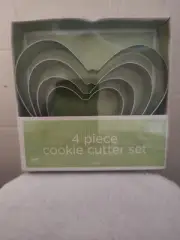 set of 4 metal butterfly cookie cutters unopened box