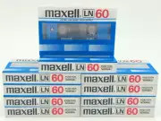 Maxell LN 60 - Cassette Tapes - New Sealed - 10 Pack (1)