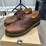 Dr. Martens 1461 Ambassador Soft Leather Oxford Low Top Brown Mens 8 Ladies 9