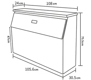 【風禾家具】FTS-22@工業風灰橡色單人3.5尺床頭箱【台中1700送到家】兒童單人床頭櫃 單人被櫥頭 台灣製造傢俱