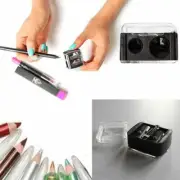 Precision Cosmetic Pencil Sharpener for Eyebrow Lip Liner Eyeliner 2 Holes