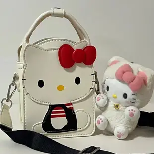 Hello Kitty手提包 可愛凱蒂貓hellokitty手機包元氣少女單肩斜背包