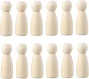 20pcs Wooden Blank Crafts Child