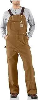 [CARHARTT] Men's Zip to Thigh Bib Overall Unlined