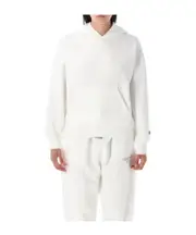Fear Of God Essentials Logo Patch Classic Fit Hoodie S,L,M White