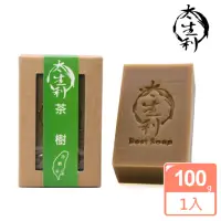 在飛比找momo購物網優惠-【太生利】100%台灣冷製茶樹手工皂100g