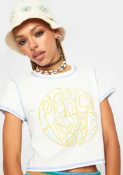 Peaceful Encounters Crop Tee