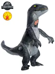 Velociraptor Blue Inflatable Costume - 5-7 Years