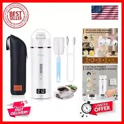 Travel Portable Electric Kettle, Tea Coffee Kettle, Mini Hot Water Cup for Ra...