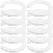 SMASOLO 10pcs Light Socket Adapter Rings Plastic Lamp Shade Holder Easy Installation Lamp Parts for Versatile Lighting Fixtures
